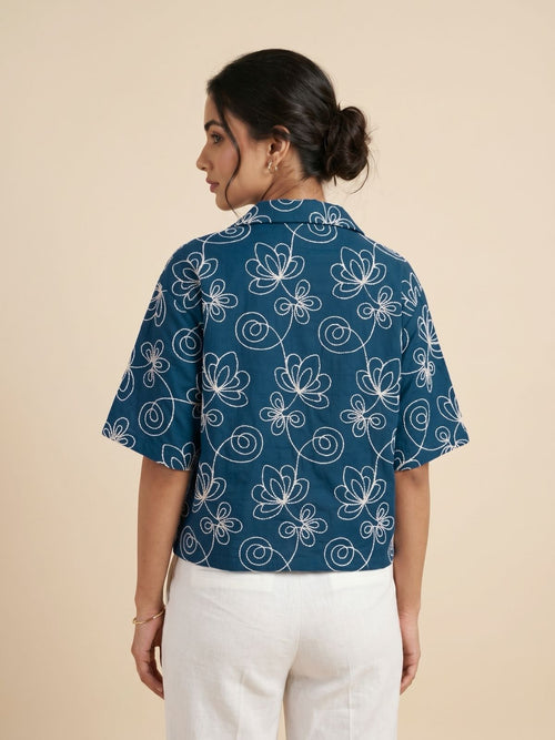 Azure Lotus Bloom